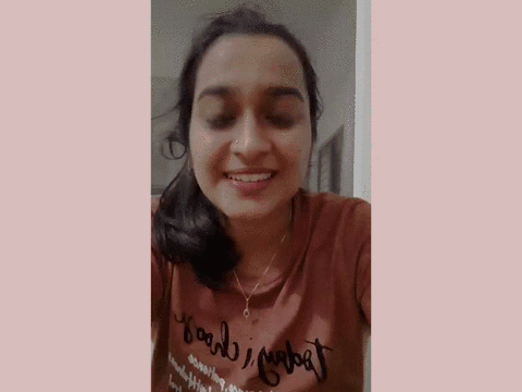 Animated image out of testimonial from Soumya
