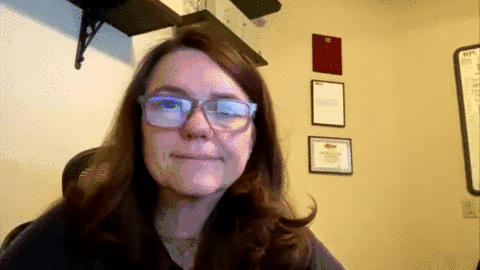 Animated image out of testimonial from Cindy Parks-Talley