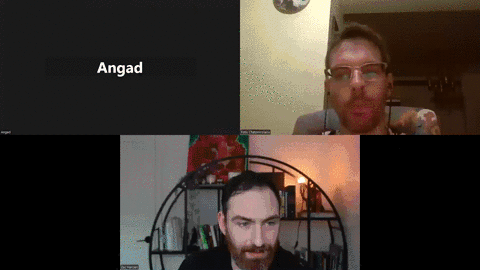 Animated image out of testimonial from Angad