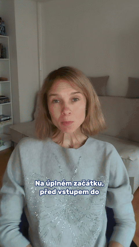 Animated image out of testimonial from Lenka Strnadelová