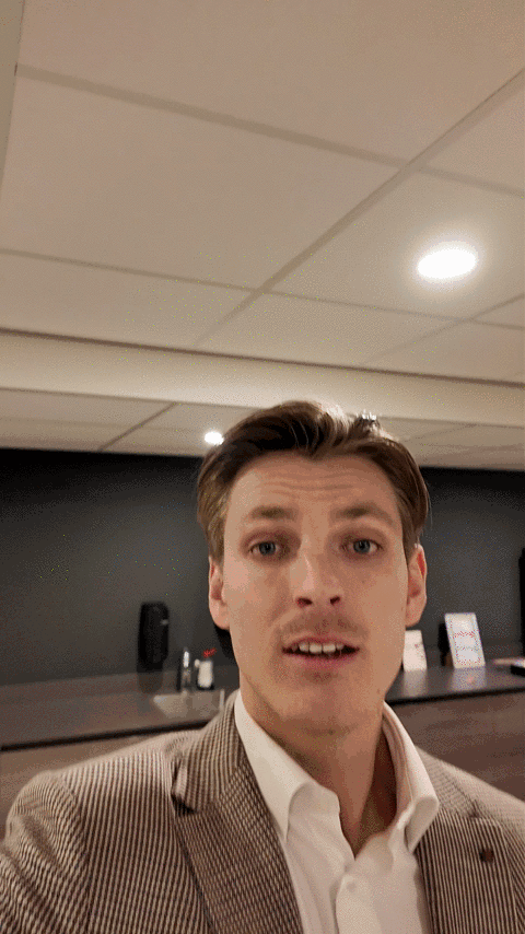 Animated image out of testimonial from Dylan Wijnbergen